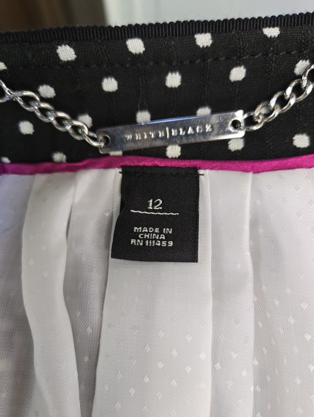 White House Black Market Black Polkadot Blazer -medium - Picture 4 of 4
